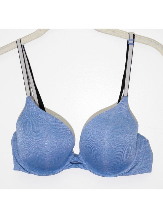 Victoria's Secret Other - Victoria's Secret Perfect Shape Powder Blue Bra Underwire Full Coverage 34C